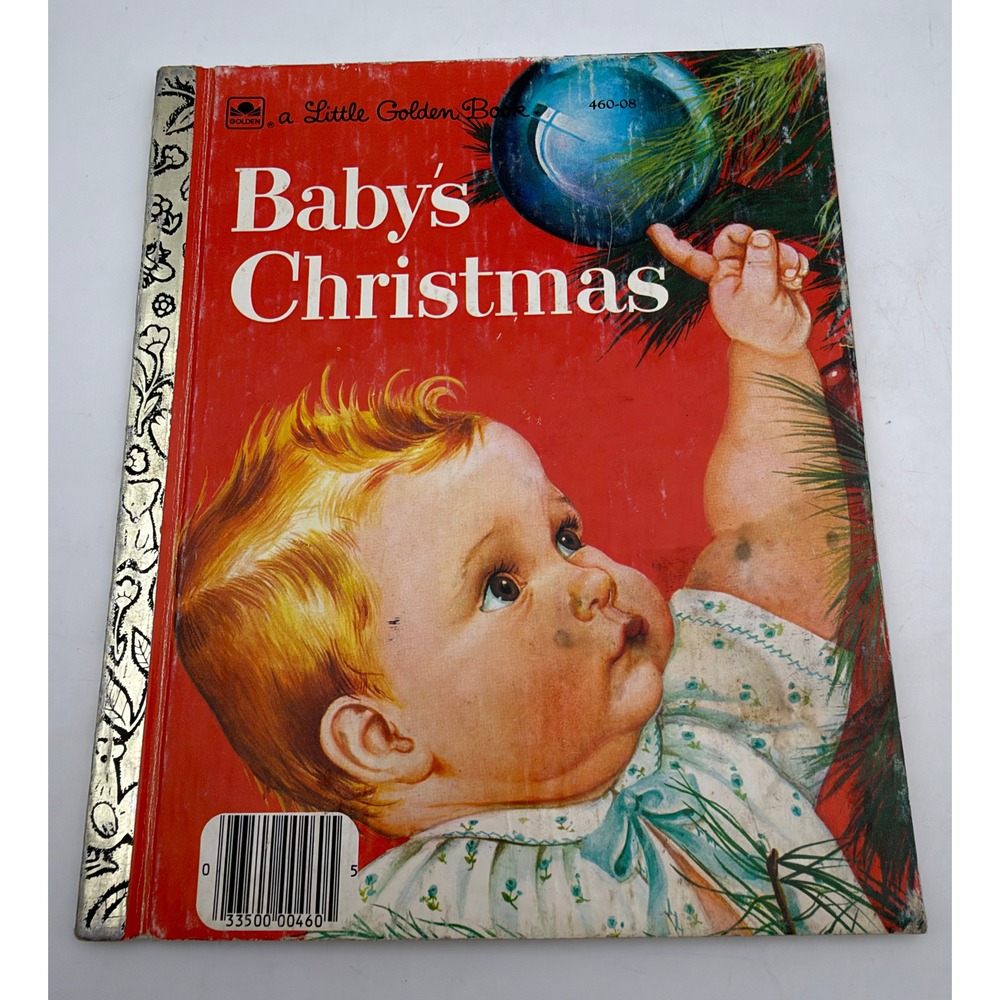 Baby's Christmas Little Golden Book Eloise Wilkin Vintage Hardcover 460-08